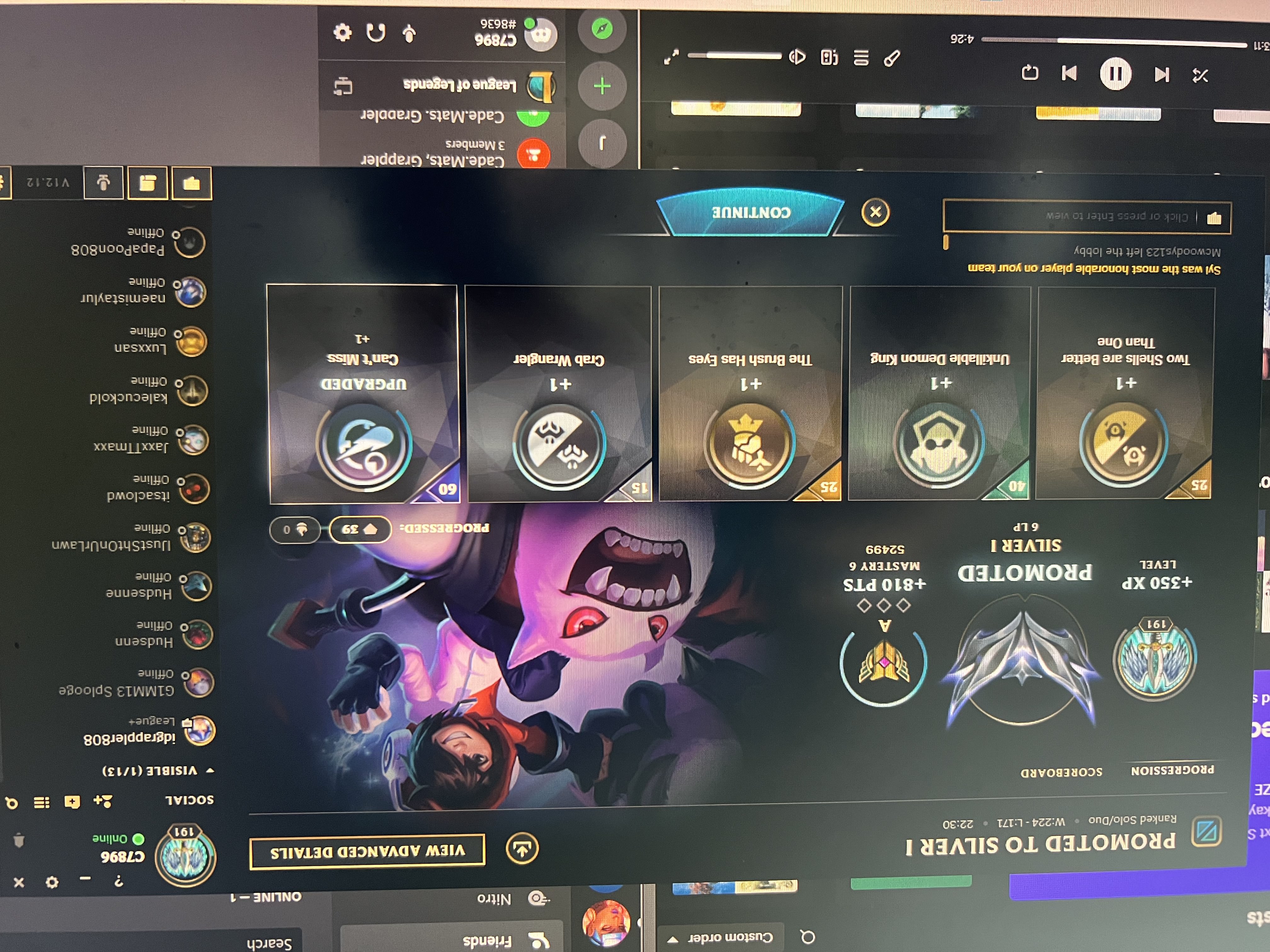 league