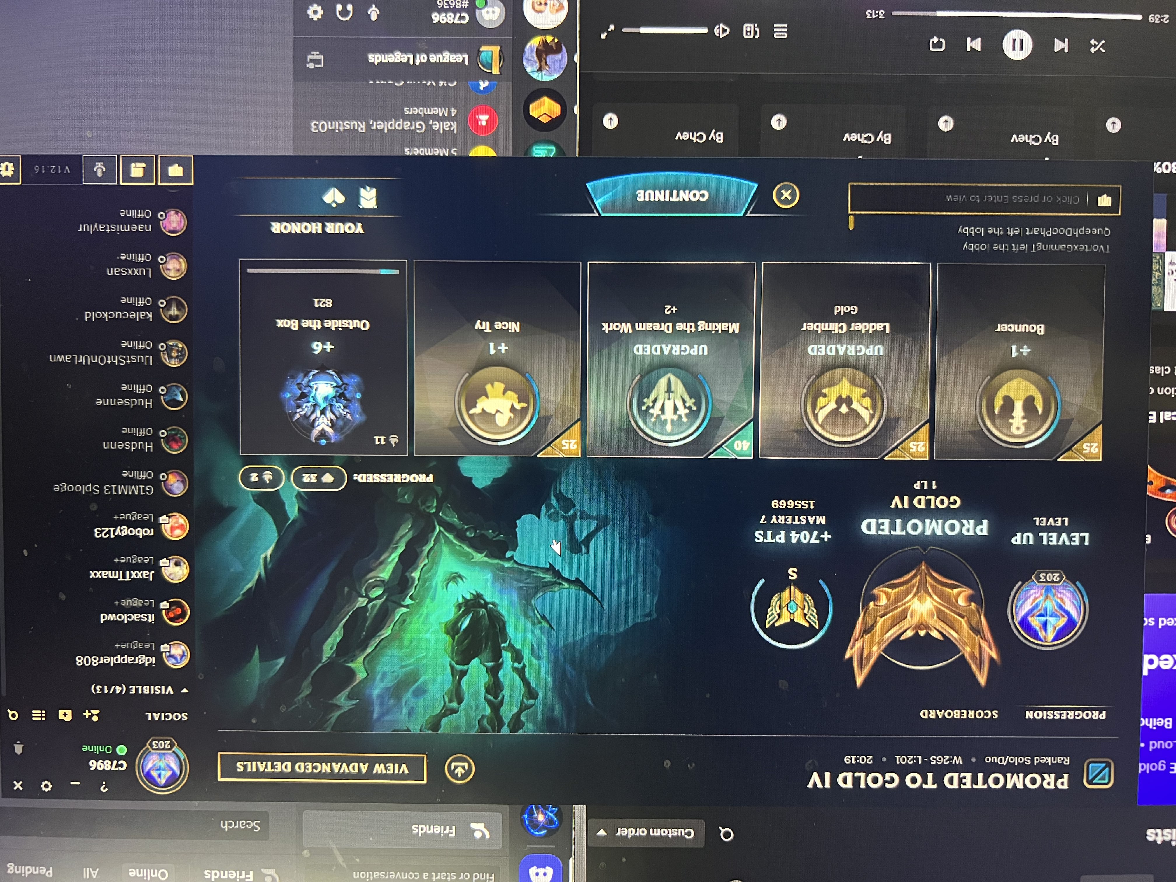 league